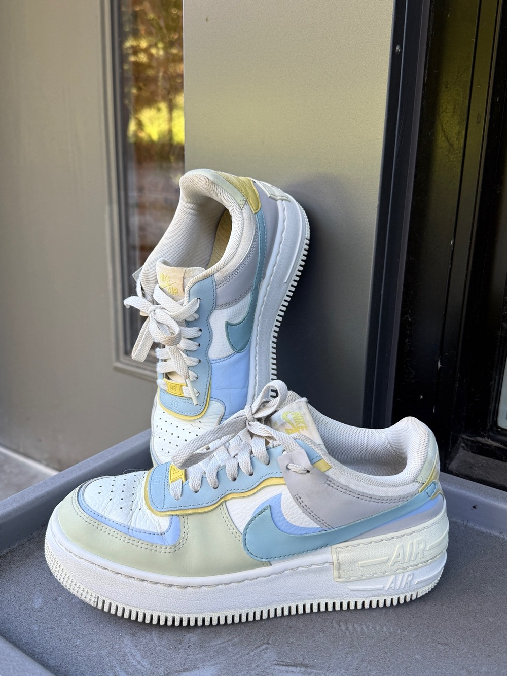 Nike Air Force 1s “Ocean Cube” Low Pastel Sneakers
